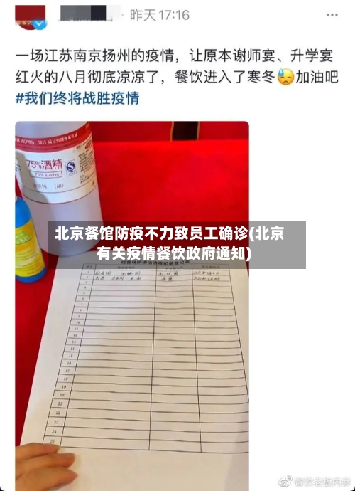 北京餐馆防疫不力致员工确诊(北京有关疫情餐饮政府通知)-第1张图片