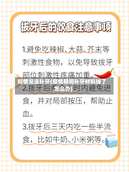 疫情没法补牙(疫情期间补牙材料掉了怎么办)-第2张图片