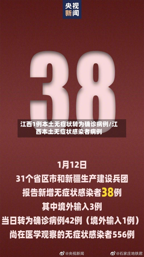 江西1例本土无症状转为确诊病例/江西本土无症状感染者病例-第1张图片