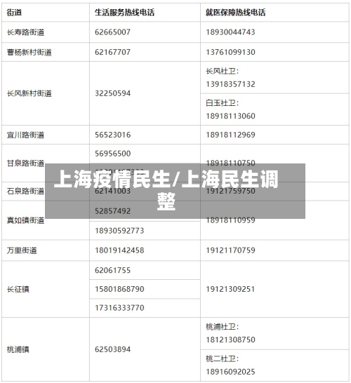 上海疫情民生/上海民生调整-第1张图片