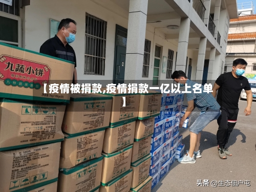 【疫情被捐款,疫情捐款一亿以上名单】-第3张图片