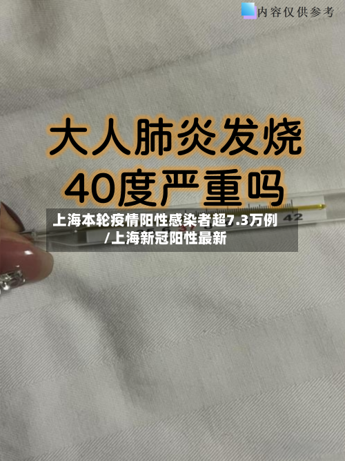 上海本轮疫情阳性感染者超7.3万例/上海新冠阳性最新-第1张图片