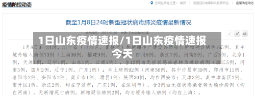 1日山东疫情速报/1日山东疫情速报今天-第2张图片