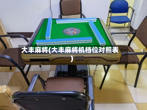大丰麻将(大丰麻将机档位对照表)-第3张图片