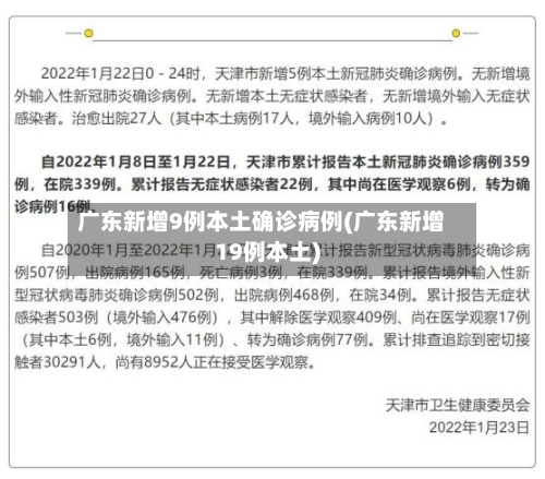 广东新增9例本土确诊病例(广东新增19例本土)-第2张图片