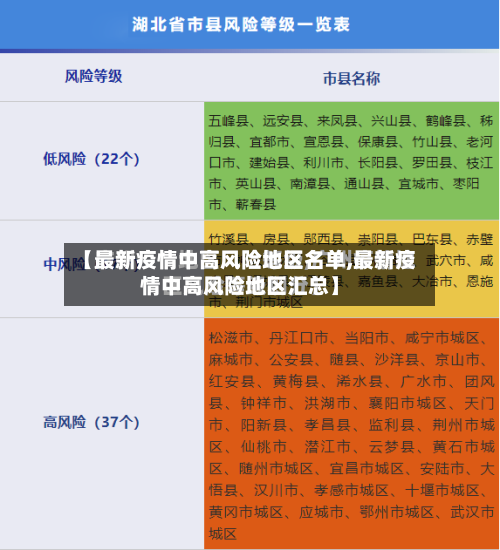 【最新疫情中高风险地区名单,最新疫情中高风险地区汇总】-第2张图片